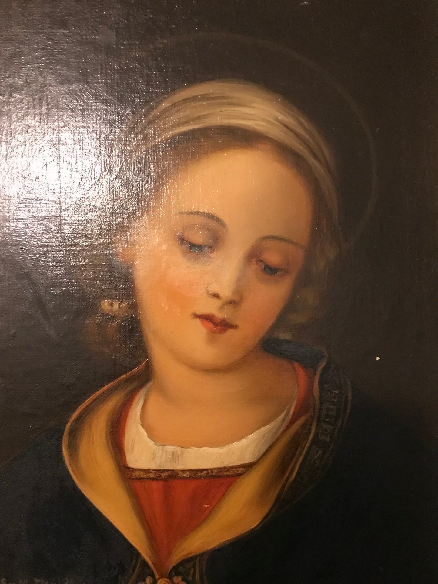 1937 Oil On Board                      Sister Mary Davidica                            Artwork - 15” X 19”