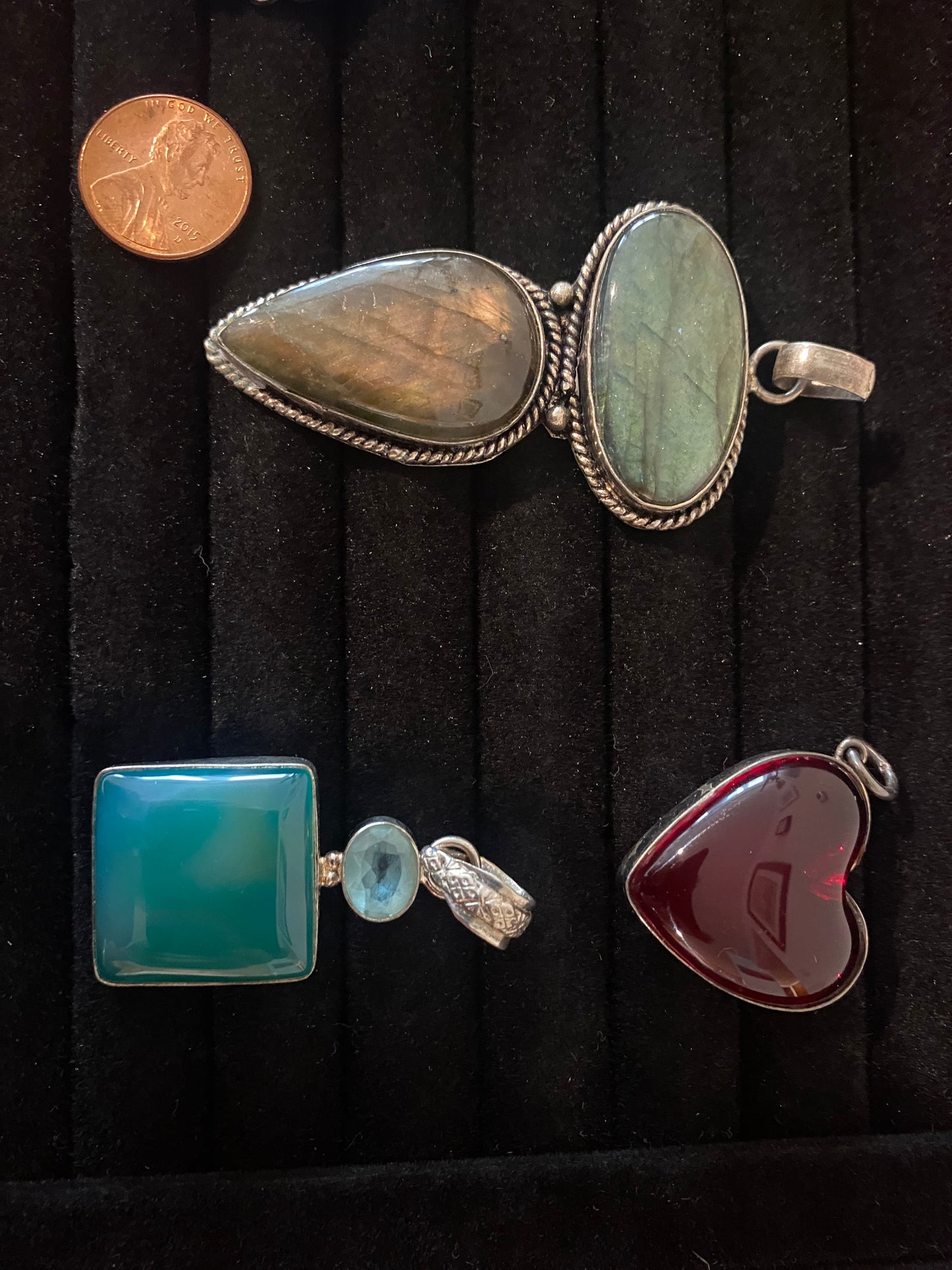 Vintage Sterling Silver Pendants